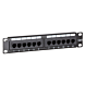 Panel krosowy UTP CAT6 10 cali - 12 portów