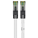 Kabel krosowy Cat8 S/FTP (PIMF) 5m biały