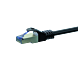Kabel krosowy CAT6a S/FTP (PIMF) 2m czarny