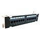 Panel krosowy ścienny CAT6 UTP - 12 portów