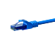 Kabel krosowy UTP CAT6a 5m niebieski - 100% miedź