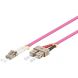 Kabel światłowodowy LC-SC OM4 1m