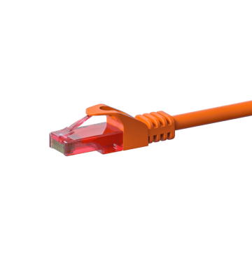 Kabel krosowy UTP CAT6 2m pomarańczowy - 100% miedź