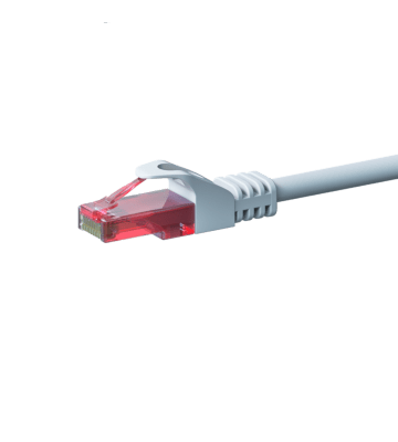 Kabel krosowy UTP CAT6 2m biały - 100% miedź
