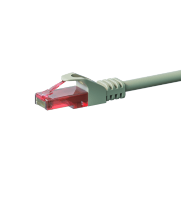 Kabel krosowy UTP CAT6 2m szary - 100% miedź