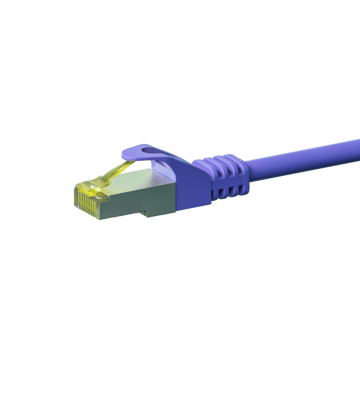 Kabel krosowy Cat7 S/FTP (PIMF) 2m fioletowy