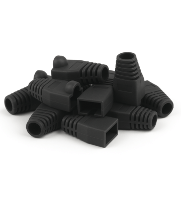DANICOM Dźwigar kablowy RJ45 Czarny - 10 sztuk