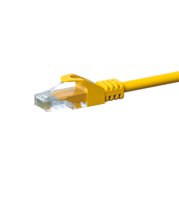 Kabel krosowy UTP CAT5e 5m żółty - CCA