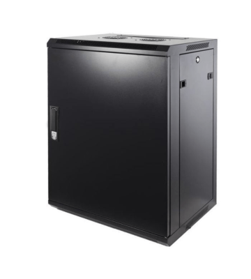 Szafka ścienna 12U z drzwiami metalowymi 600x450x635mm (szer. x gł. x wys.)