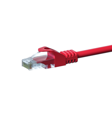 Kabel krosowy UTP CAT5e 5m czerwony - CCA