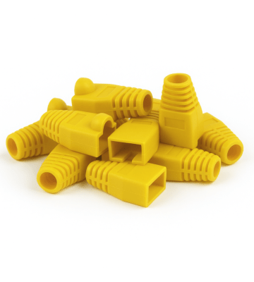 Belka kablowa DANICOM RJ45 żółta - 10 sztuk