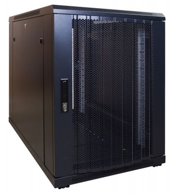 Mini szafa serwerowa 15U z drzwiami perforowanymi 600x1000x860mm (szer. x gł. x wys.)