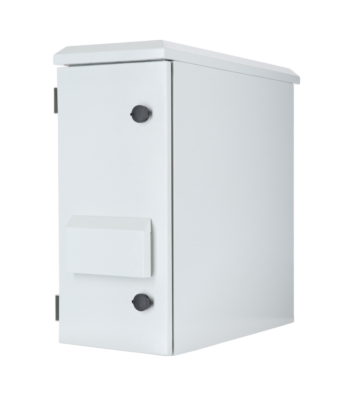 Szafa ścienna zewnętrzna 6U do montażu pionowego IP55 - 600x280x600mm (szer. x gł. x wys.)