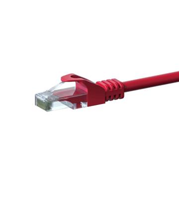 Kabel krosowy UTP CAT6 5m czerwony - CCA