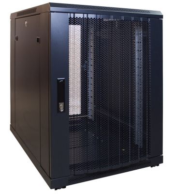 Mini szafa serwerowa 15U z drzwiami perforowanymi 600x800x860mm (szer. x gł. x wys.)