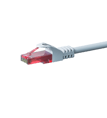 Kabel krosowy UTP CAT6 1,50 m biały - 100% miedź