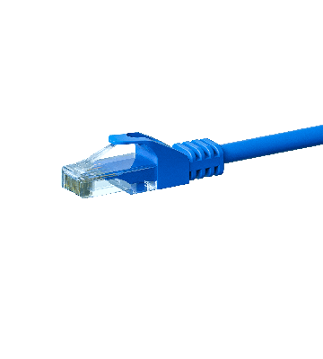 Kabel krosowy UTP CAT6 15m niebieski - CCA