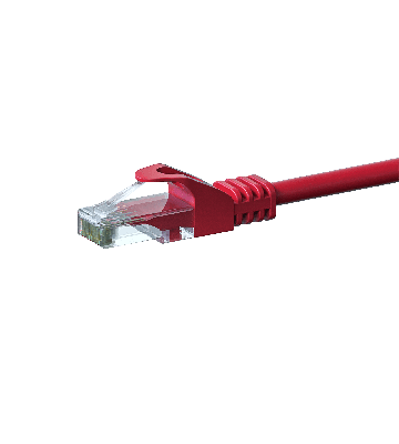 Kabel krosowy UTP CAT6 20m czerwony - CCA