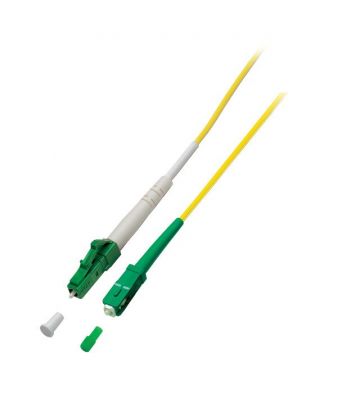Kabel światłowodowy OS2 simplex LC/APC-SC/APC 15m