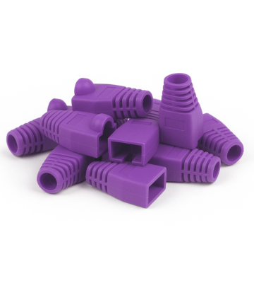 DANICOM Dźwigar kablowy RJ45 fioletowy - 10 sztuk