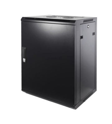 Szafka ścienna 15U z drzwiami metalowymi 600x600x770mm (szer. x gł. x wys.)
