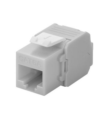 Złącze Keystone CAT6a UTP - beznarzędziowe - szare