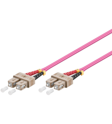 Kabel światłowodowy SC-SC OM4 20m