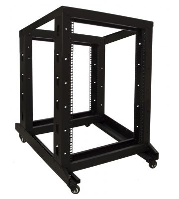 Stojak na przekaźniki 18U na kółkach 600x800x1000mm (szer. x gł. x wys.)