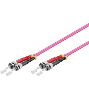 Kabel światłowodowy ST-ST OM4 1m