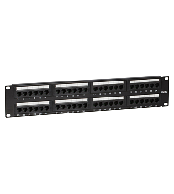 Panel krosowy CAT5e UTP - 48 portów