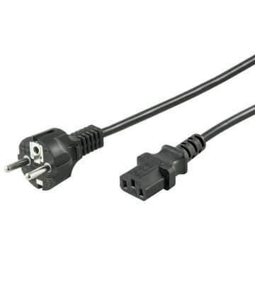 Kabel zasilający Schuko do C13 5m czarny