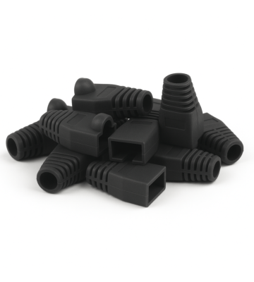 DANICOM Dźwigar kablowy RJ45 Czarny - 10 sztuk