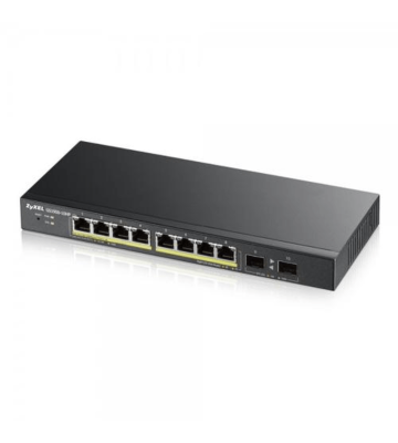 Zyxel 8-portowy GS1900 inteligentny zarządzany przełącznik PoE+