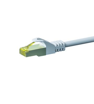 Kabel krosowy Cat7 S/FTP (PIMF) 5m biały