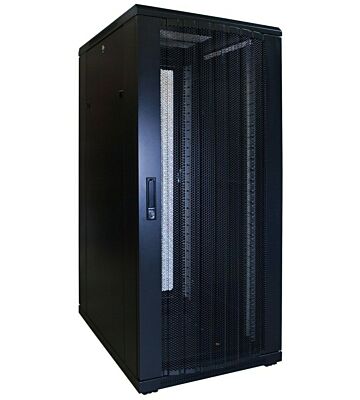 Szafa serwerowa 27U z drzwiami perforowanymi 600x800x1400mm (szer. x gł. x wys.)