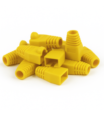 DANICOM Belka kablowa RJ45 żółta - 10 sztuk
