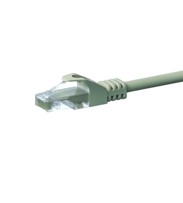 Kabel krosowy UTP CAT5e 1,50 m szary - 100% miedź