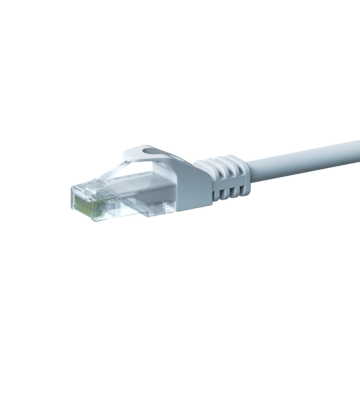 Kabel krosowy UTP CAT5e 0,50 m biały - 100% miedź