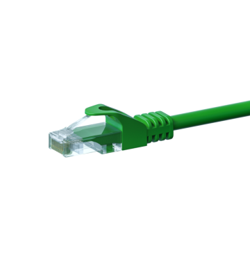 Kabel krosowy UTP CAT5e 0,50m zielony - 100% miedź