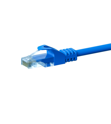 Kabel krosowy UTP CAT5e 3m niebieski - 100% miedź