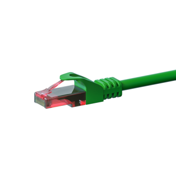 Kabel krosowy UTP CAT6 1,50 m zielony - 100% miedź