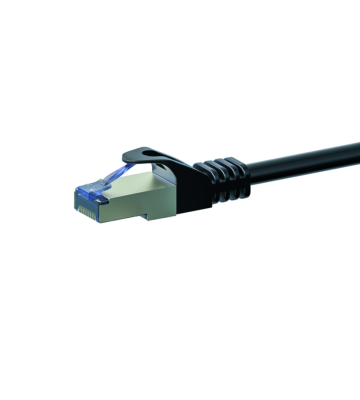 Kabel krosowy CAT6a S/FTP (PIMF) 20m czarny