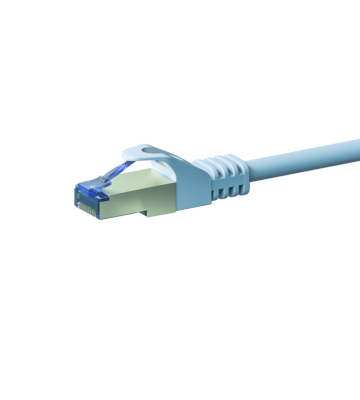 Kabel krosowy CAT6a S/FTP (PIMF) 7,50 m biały