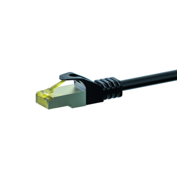 Kabel krosowy Cat7 S/FTP (PIMF) 1,50 m czarny