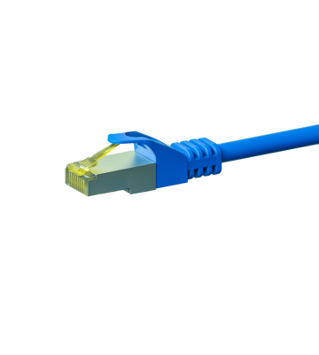 Kabel krosowy Cat7 S/FTP (PIMF) 3m niebieski