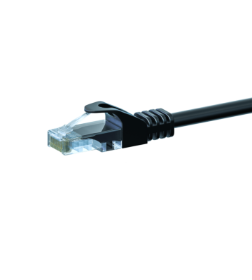 Kabel krosowy UTP CAT5e 1,50 m czarny - CCA