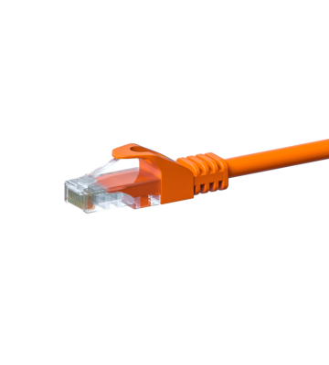 Kabel krosowy UTP CAT5e 0,25 m pomarańczowy - CCA