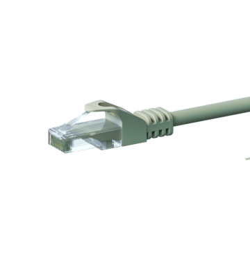 Kabel krosowy UTP CAT6 1m szary - CCA