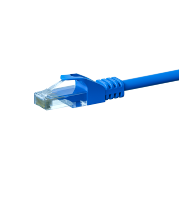 Kabel krosowy UTP CAT6 0,50m niebieski - CCA
