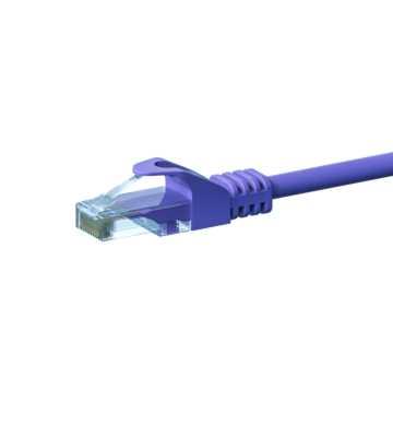 Kabel krosowy UTP CAT6 1,50 m fioletowy - CCA